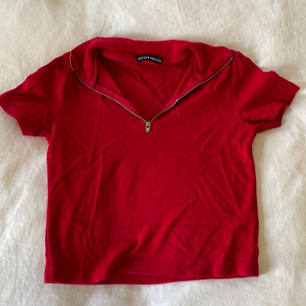 Brandy Melville Red Shirt